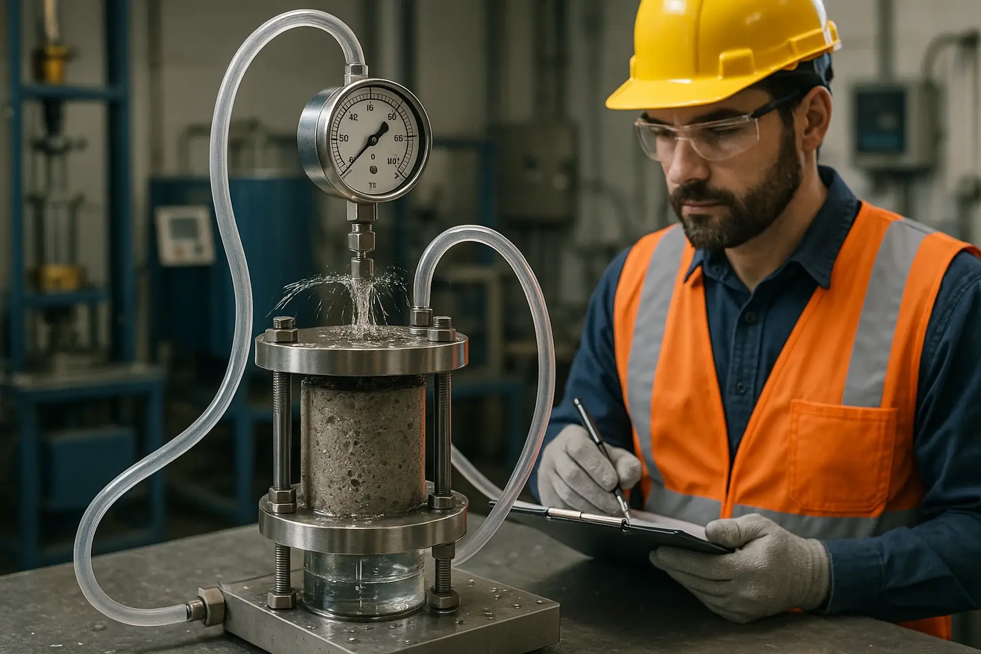 آزمون های نفوذپذیری بتن