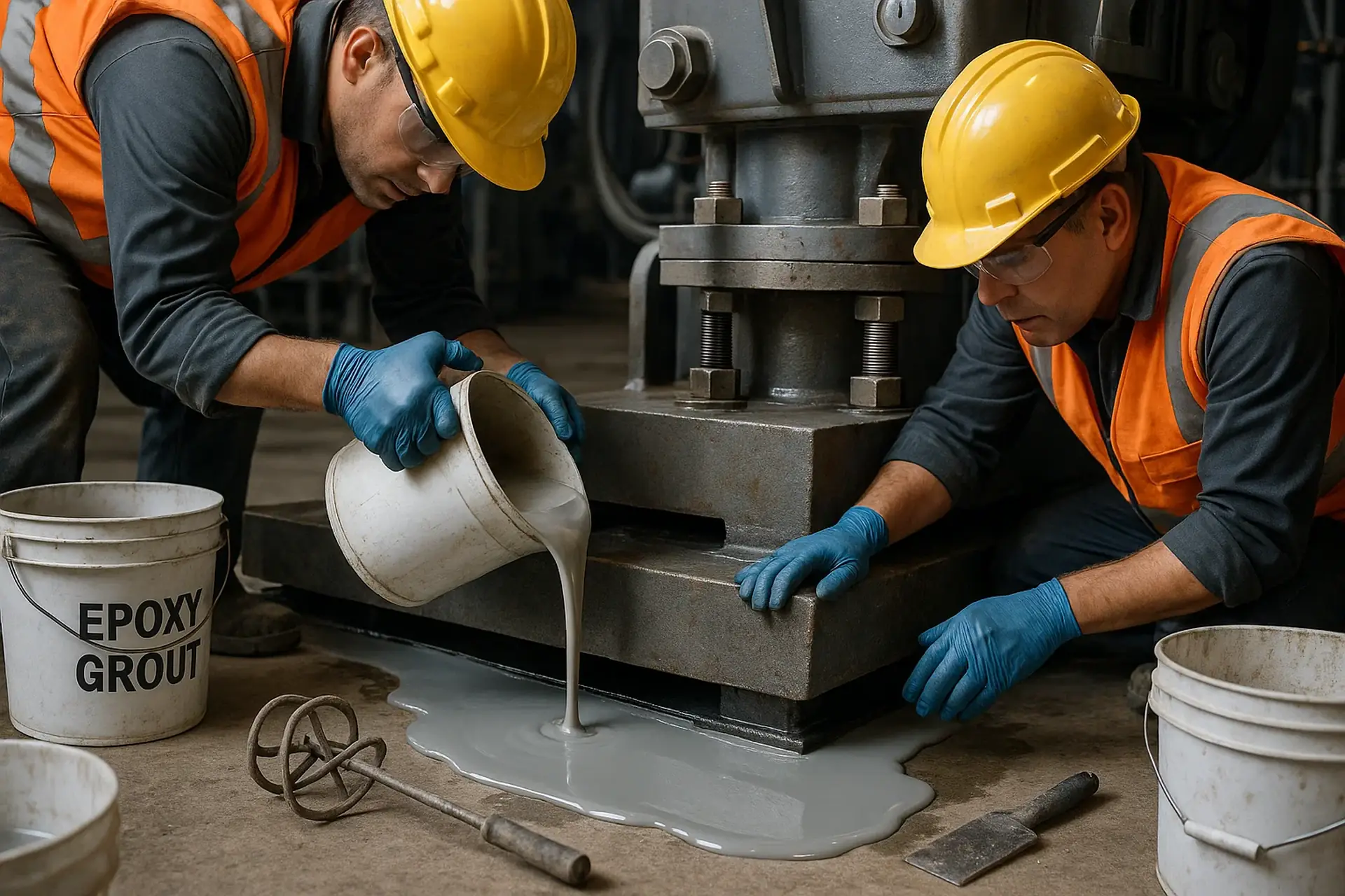 الزامات اجرای گروت اپوکسی