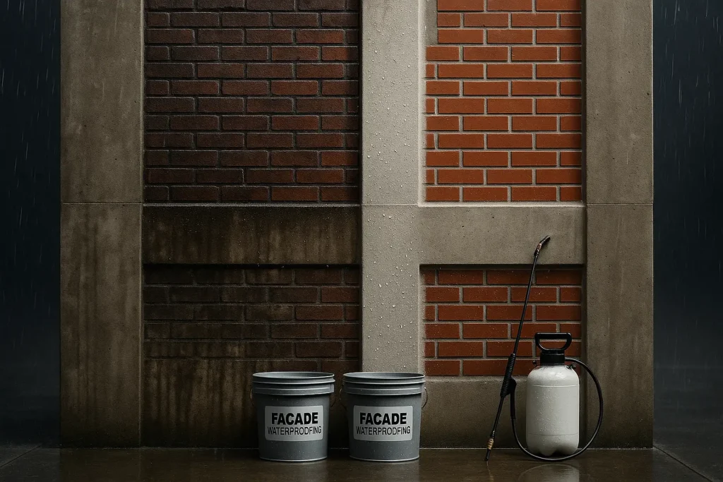 نفوذپذیری نمای سازه ها و نحوه رفع آن