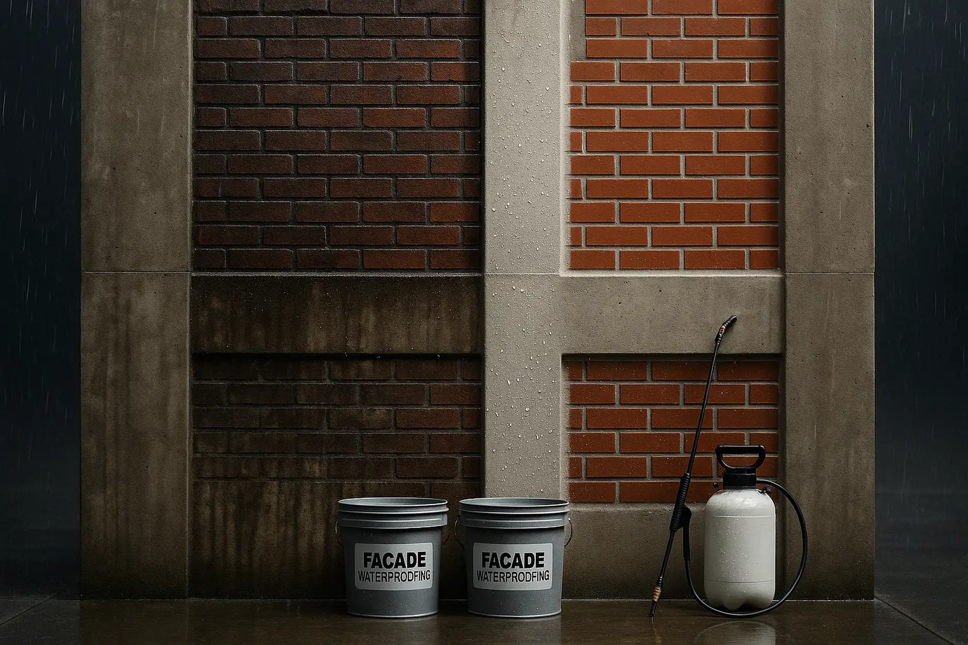 نفوذپذیری نمای سازه ها و نحوه رفع آن