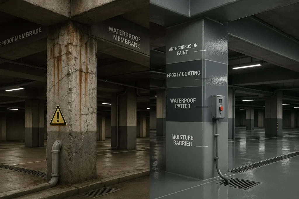 چگونگی حفاظت از خوردگی سازه ها در زمان استفاده